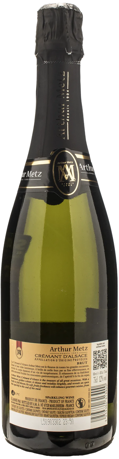 Arthur Metz Cremant d'Alsace Brut 2023