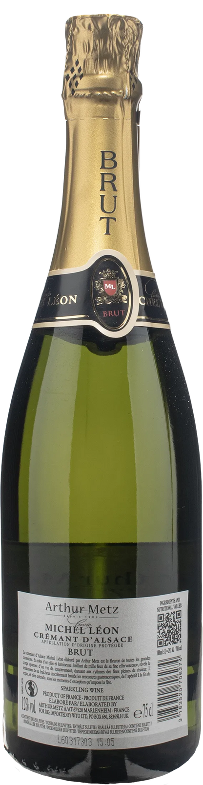 Arthur Metz Cremant d'Alsace Michel Leon Brut