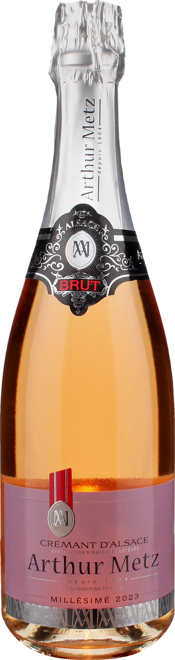 Arthur Metz Cremant d'Alsace Rosè Brut 2023