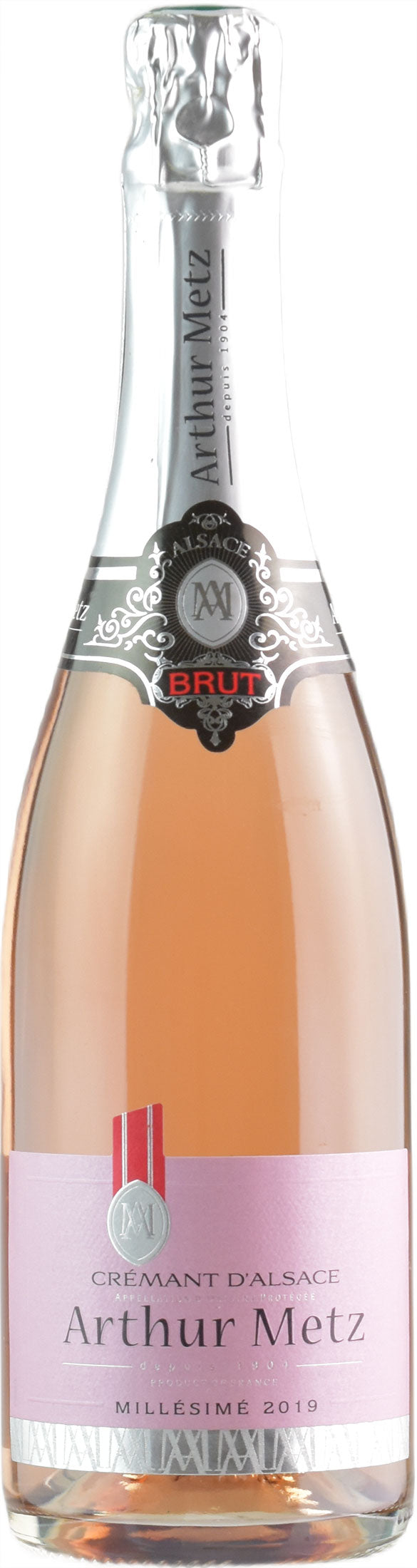 Arthur Metz Cremant d'Alsace Rosè Brut Millesime 2019