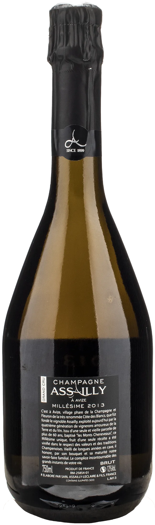 Assailly Champagne Grand Cru Brut Millesime 2013