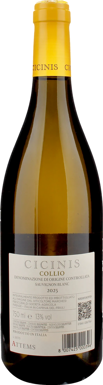 Attems Collio Sauvignon Blanc Cicinis 2025