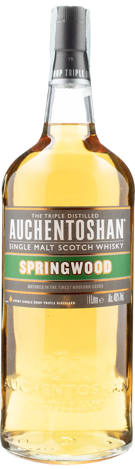 Auchentoshan Whisky Single Malt Scotch Whisky Springwood 1L