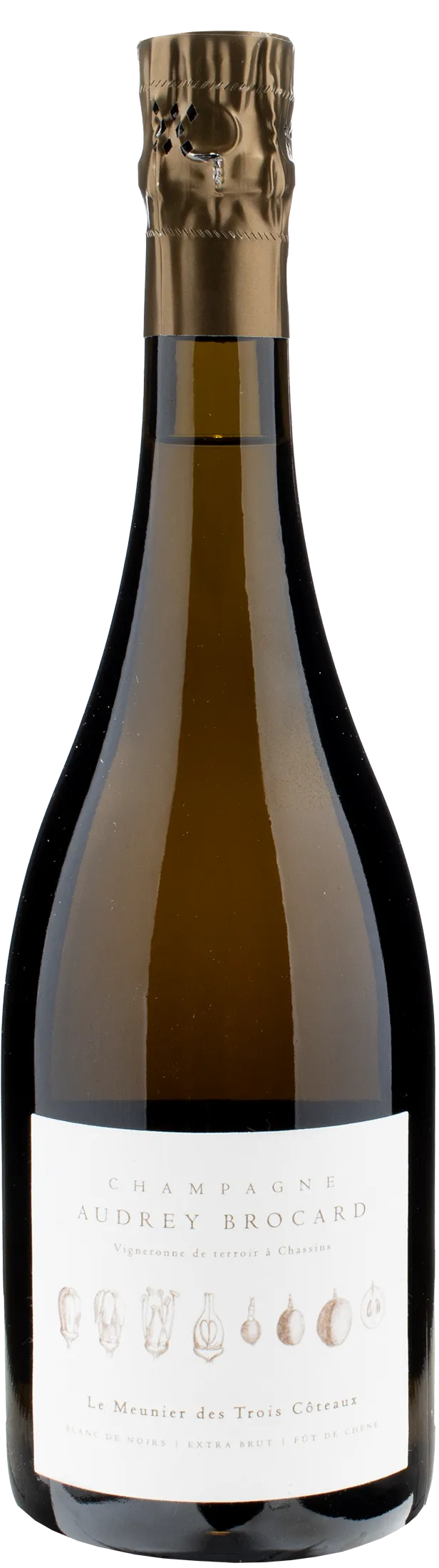 Audrey Brocard Champagne Le Meunier des Trois Coteaux Extra Brut