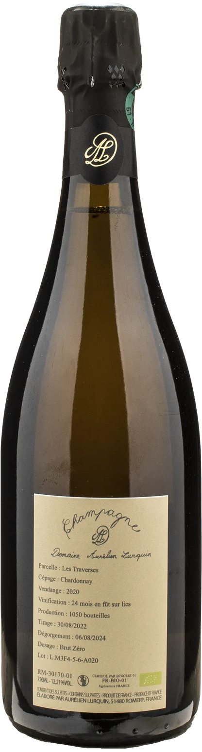 Aurelien Lurquin Champagne Brut Nature Les Taverses 2020