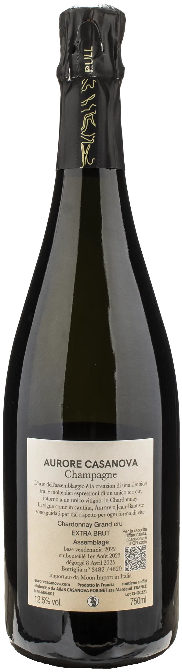 Aurore Casanova Champagne Grand Cru Chardonnay Extra Brut