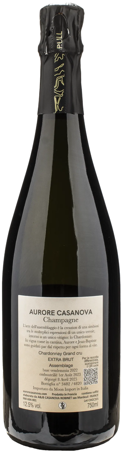 Aurore Casanova Champagne Grand Cru Chardonnay Extra Brut