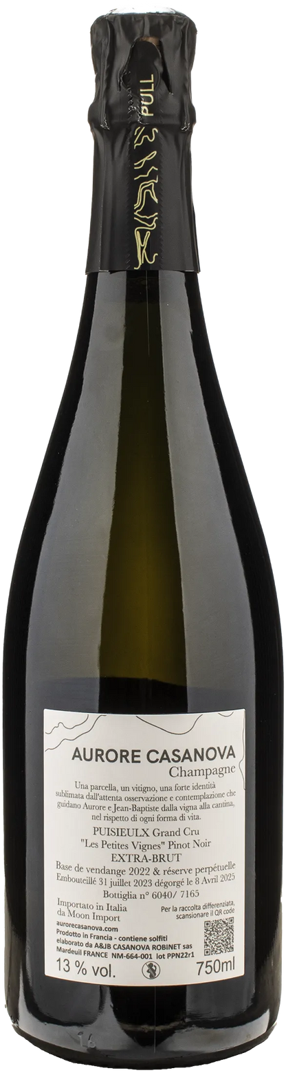 Aurore Casanova Champagne Grand Cru Les Petites Vignes Extra Brut