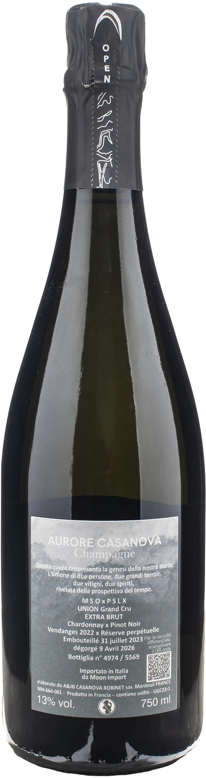 Aurore Casanova Champagne Grand Cru Union Extra Brut