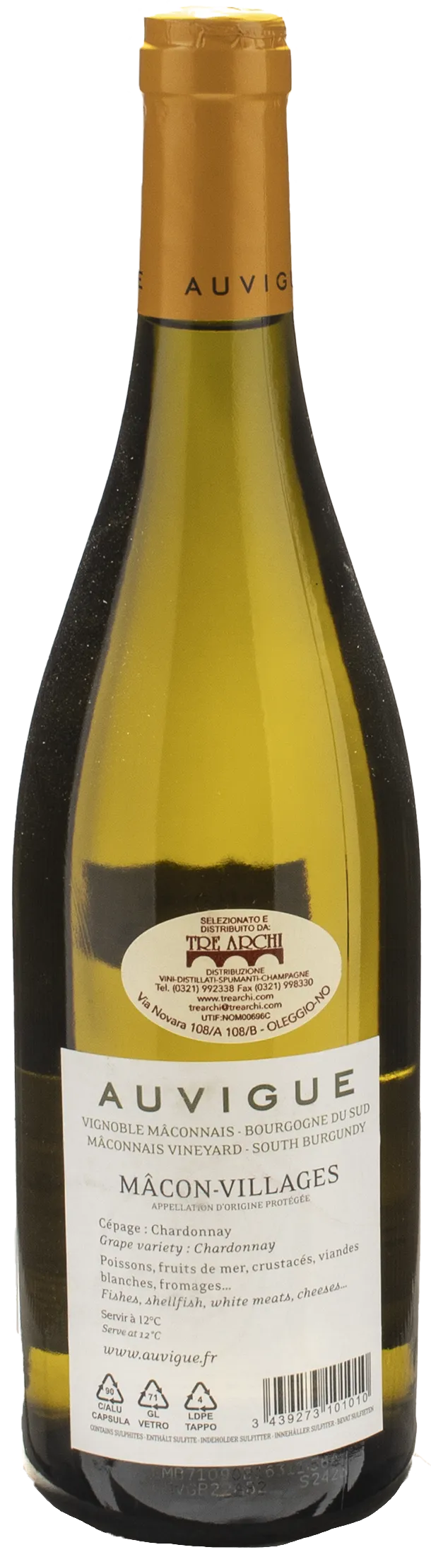 Auvigue Chardonnay Macon Villages 2022