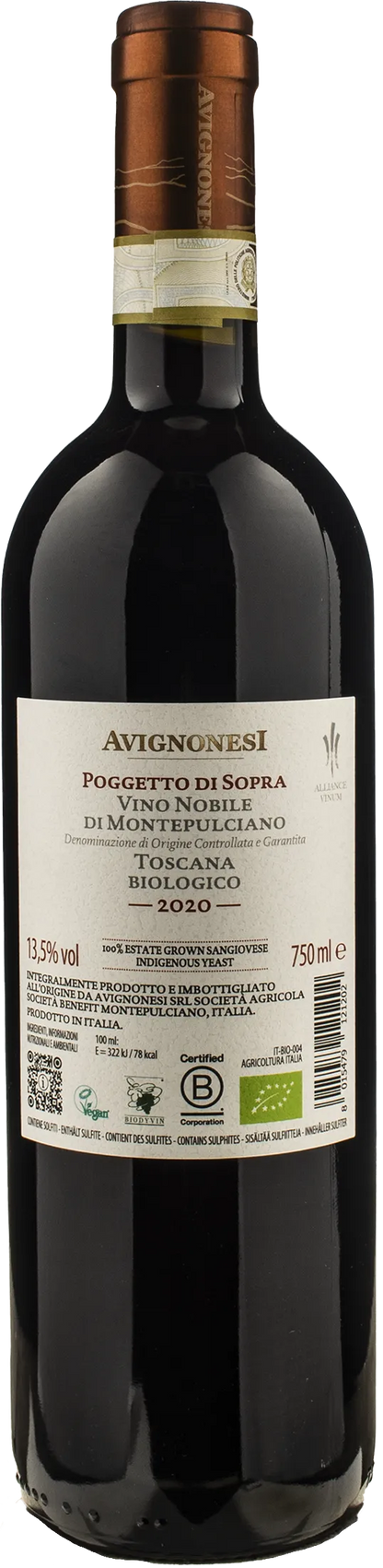 Avignonesi Nobile di Montepulciano Poggetto di Sopra 2020