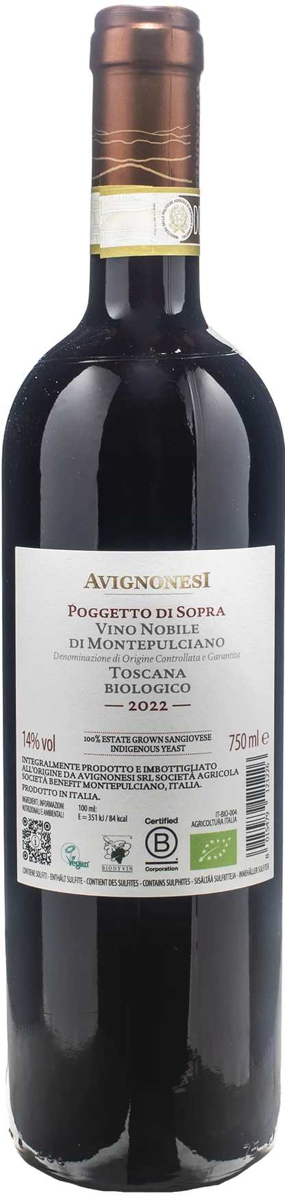 Avignonesi Nobile di Montepulciano Poggetto di Sopra 2022