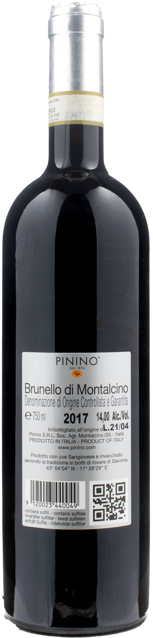 Azienda Agricola Pinino Brunello di Montalcino 2017
