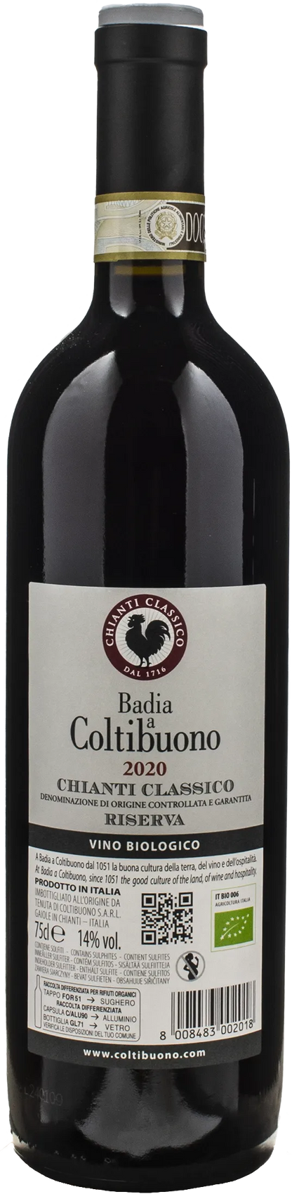 Badia a Coltibuono Chianti Classico Riserva 2020