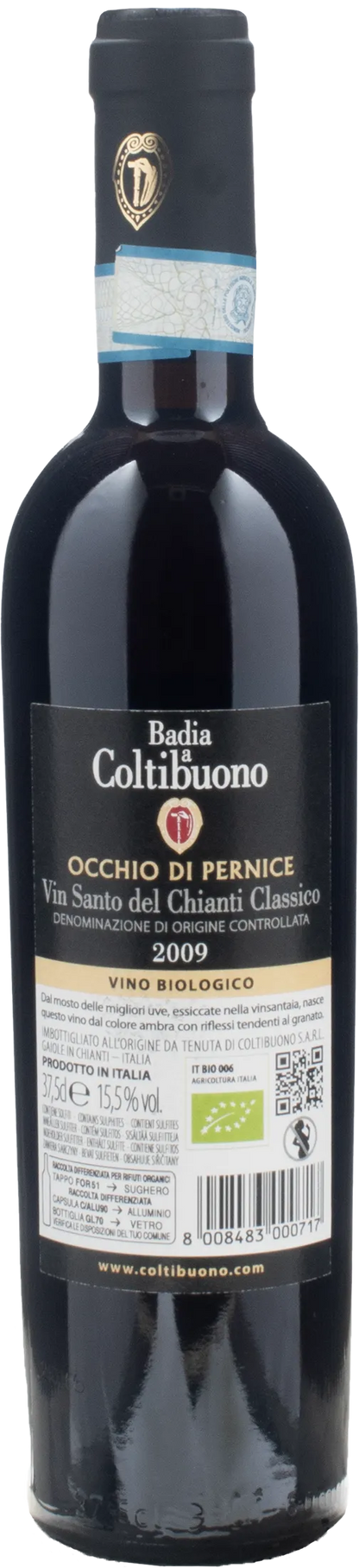 Badia a Coltibuono Vin Santo del Chianti Classico Occhio di Pernice 0.375L 2009