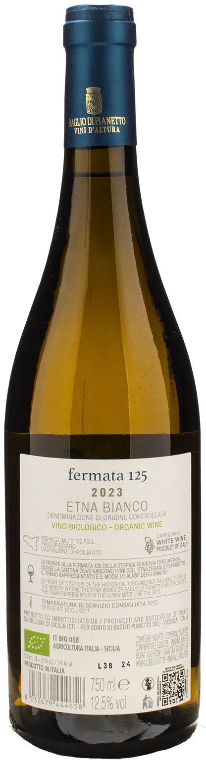 Baglio di Pianetto Fermata 125 Etna Bianco 2023