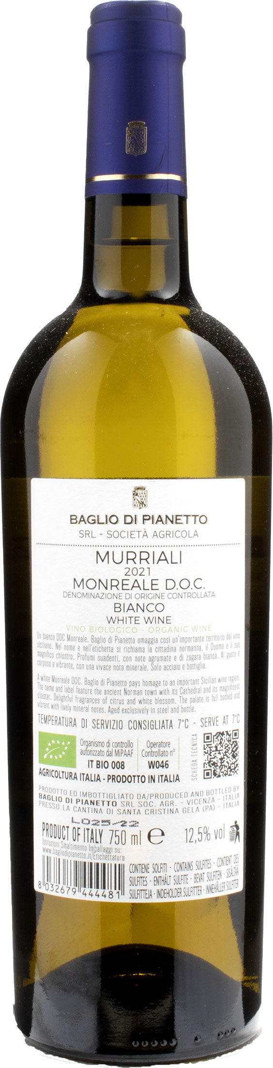 Baglio di Pianetto Monreale Murriali 2021
