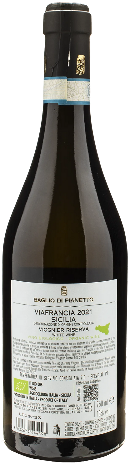 Baglio di Pianetto Viafrancia Viognier Riserva 2021