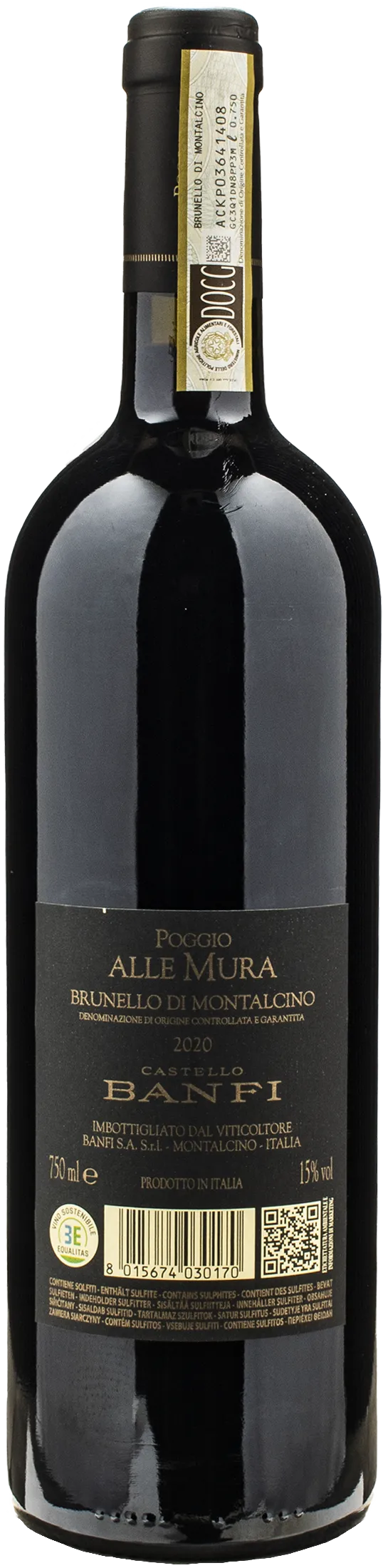 Banfi Brunello di Montalcino Poggio alle Mura 2020