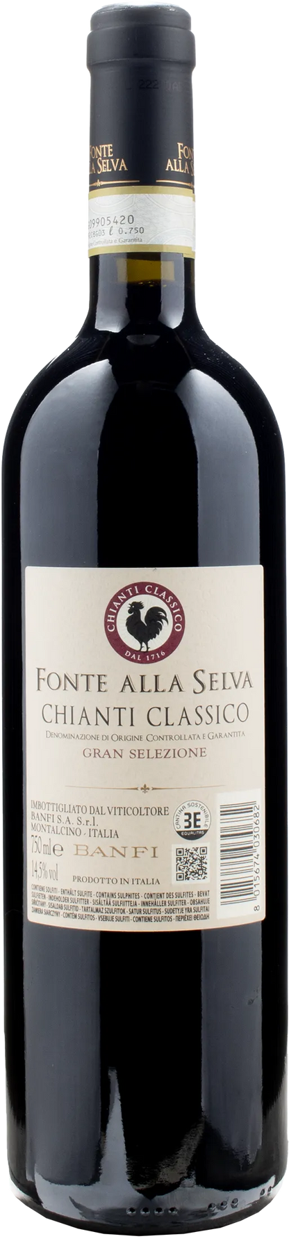 Banfi Chianti Classico Gran Selezione Fonte alla Selva 2020