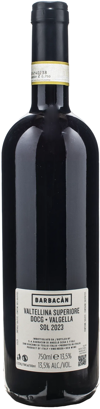 Barbacan Valtellina Superiore Valgella Sol 2023