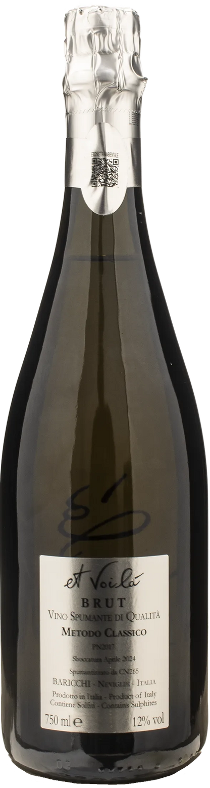 Baricchi Et Voila Metodo Classico Brut 2017