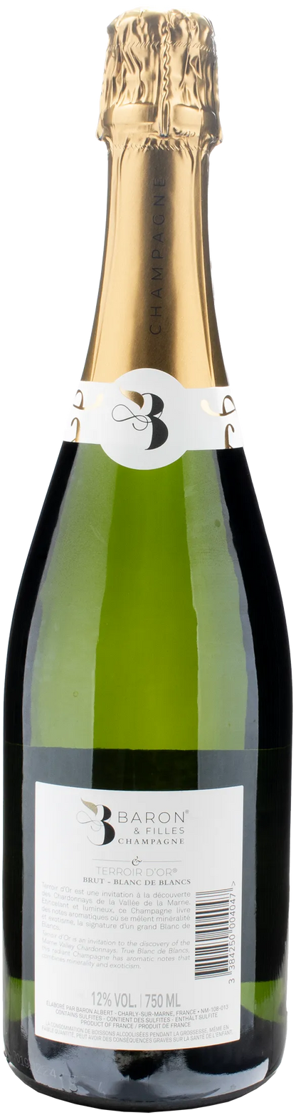 Baron Albert Champagne Blanc de Blancs Terroir D’Or Brut