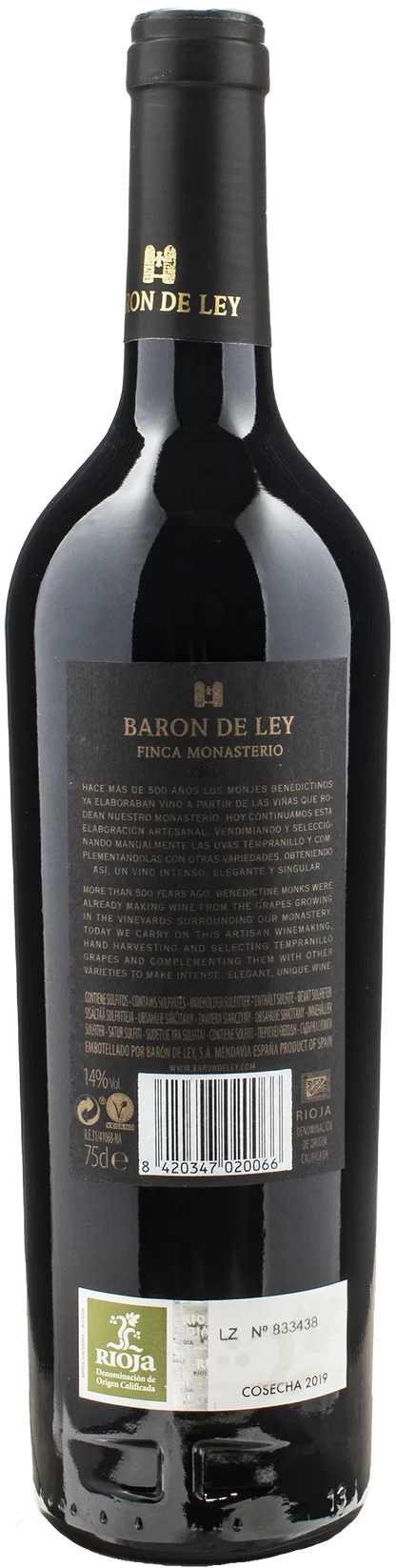 Baron De Ley Finca Monasterio Rioja Tinto 2019