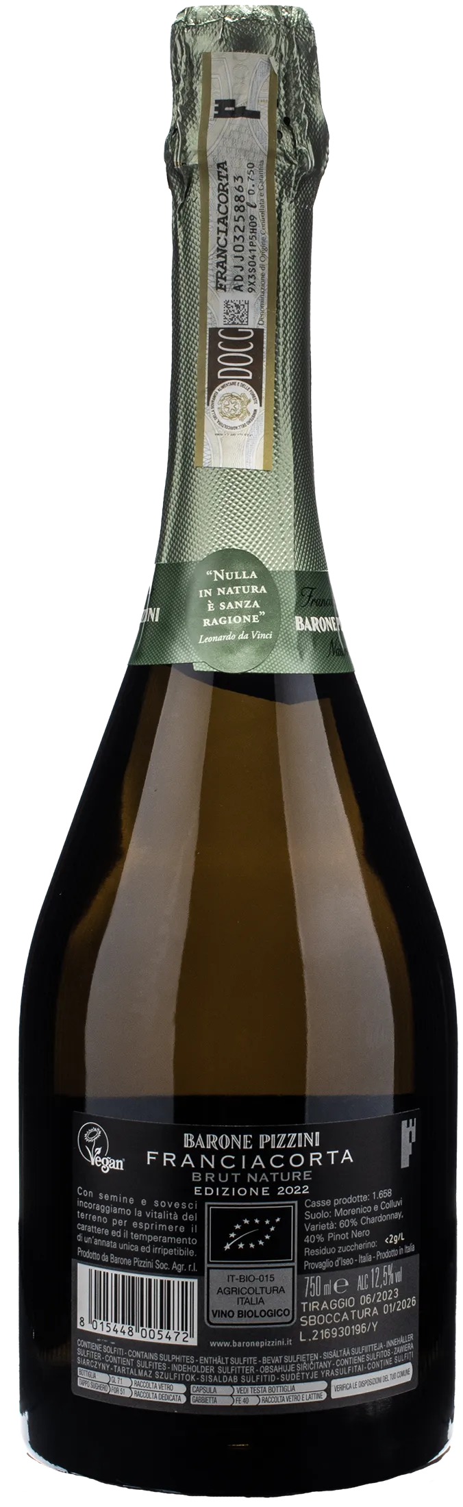 Barone Pizzini Franciacorta Edizione Naturae Brut Nature 2022