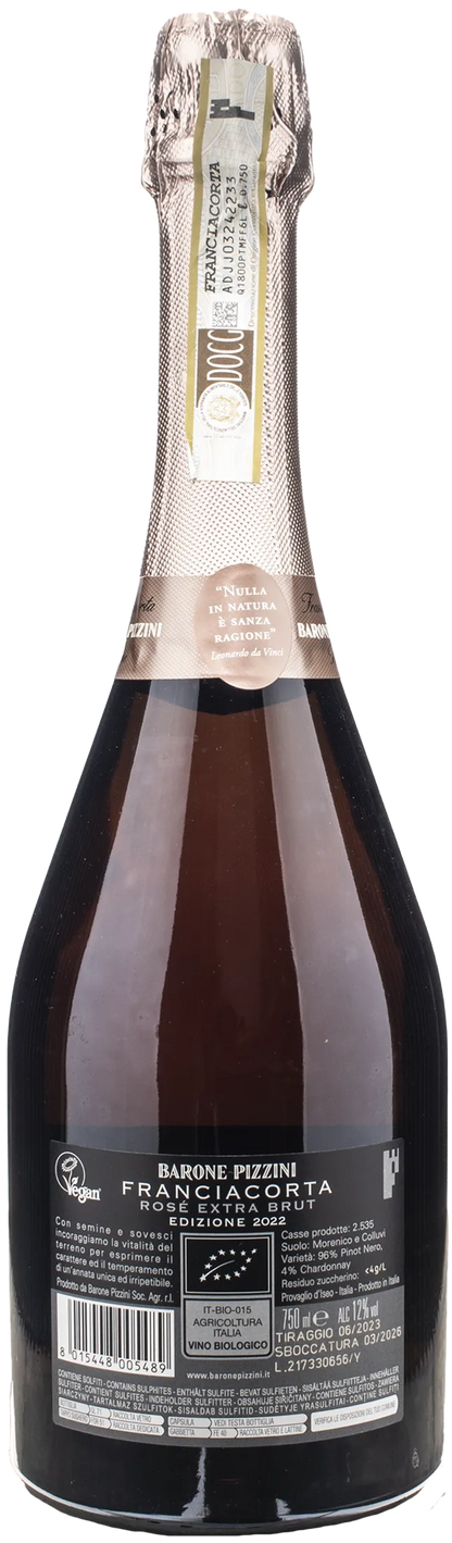 Barone Pizzini Franciacorta Rosè Extra Brut Edizione 2022