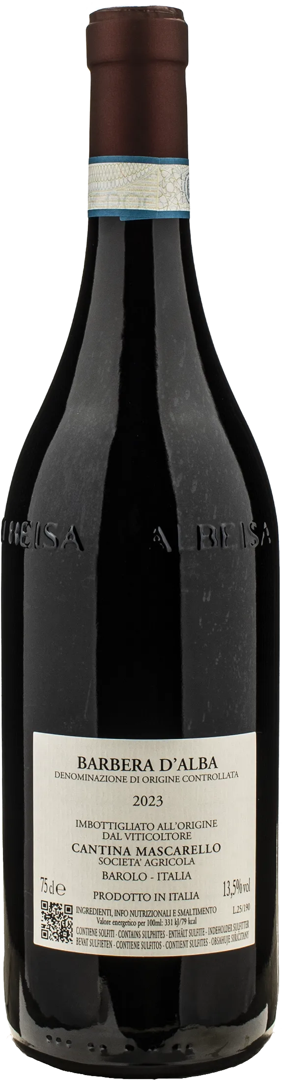Bartolo Mascarello Barbera d'Alba 2023