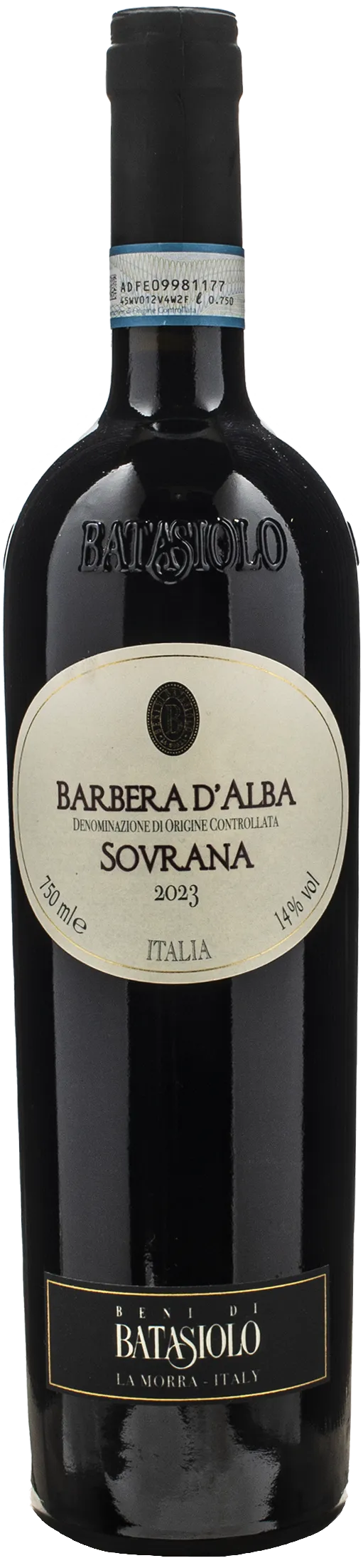 Batasiolo Barbera d'Alba Sovrana 2023