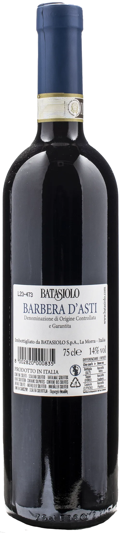 Batasiolo Barbera d'Asti 2022
