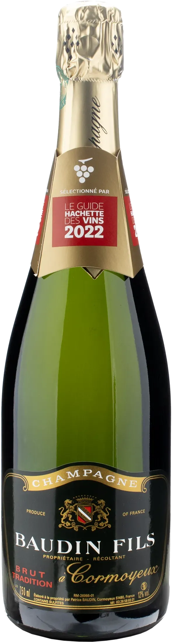 Baudin & Fills Champagne à Cormoyeux Brut Tradition