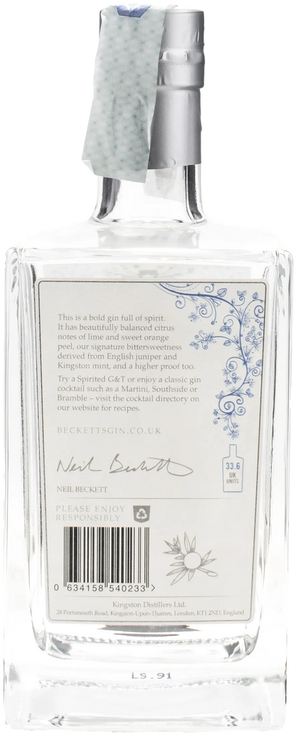 Beckett's London Dry Gin Spirited