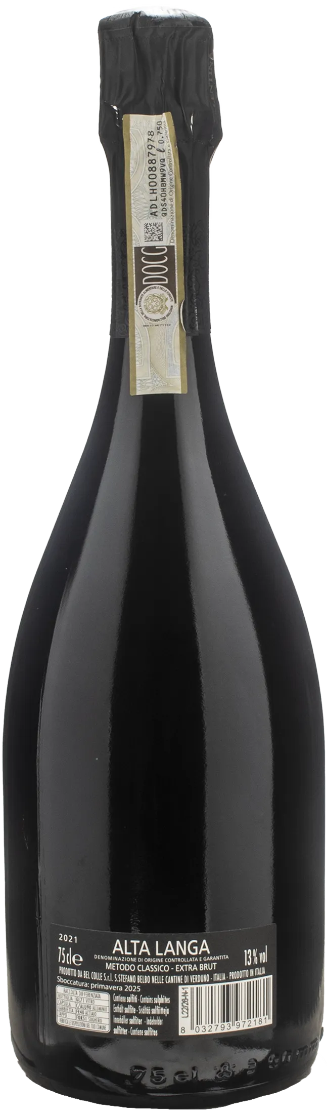 Bel Colle Alta Langa Cuvée Extra Brut Metodo Classico  Valentina 2021