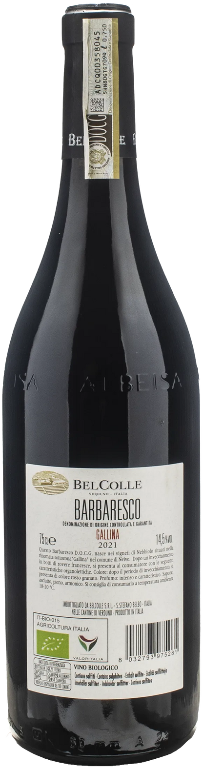 Bel Colle Barbaresco Gallina 2021