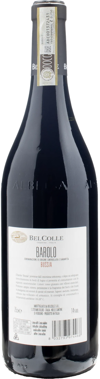 Bel Colle Barolo Bussia 2019