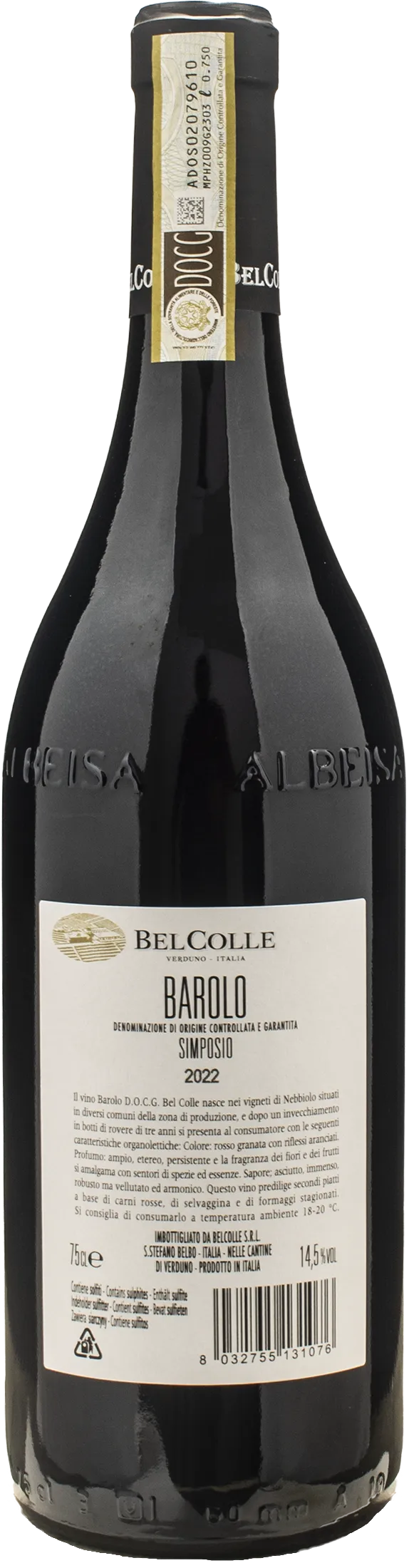 Bel Colle Barolo Simposio 2022