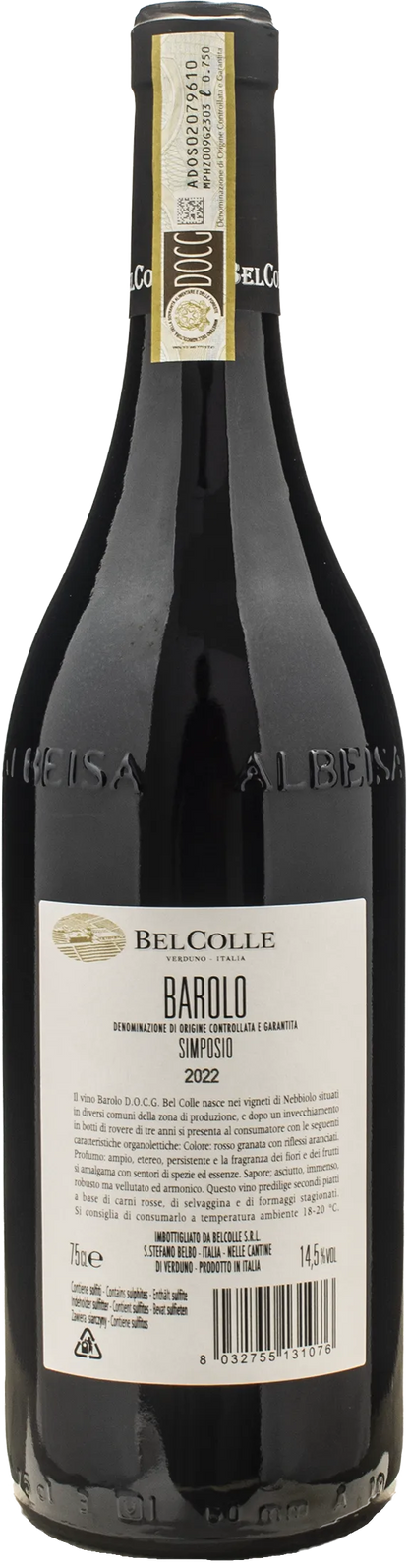 Bel Colle Barolo Simposio 2022