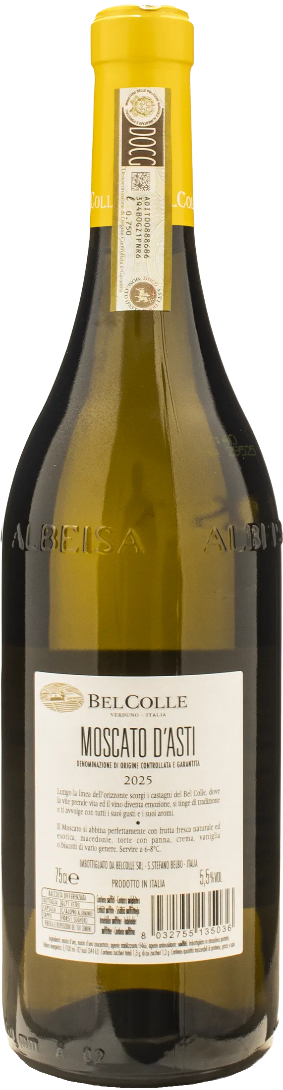 Bel Colle Moscato d'Asti Turna Lunga 2025