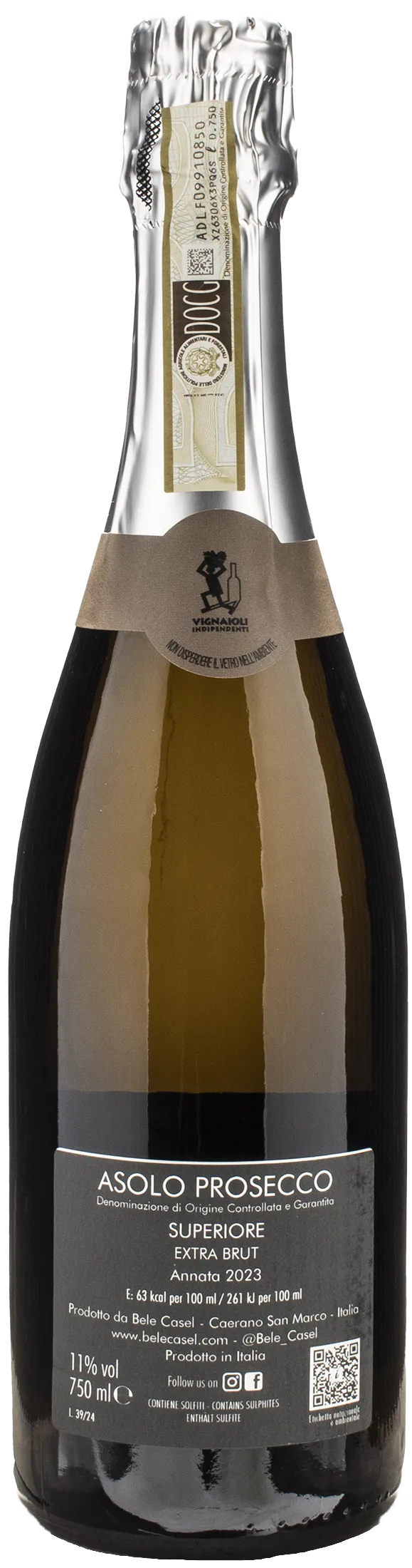 Bele Casel Asolo Prosecco Superiore Extra Brut 2023