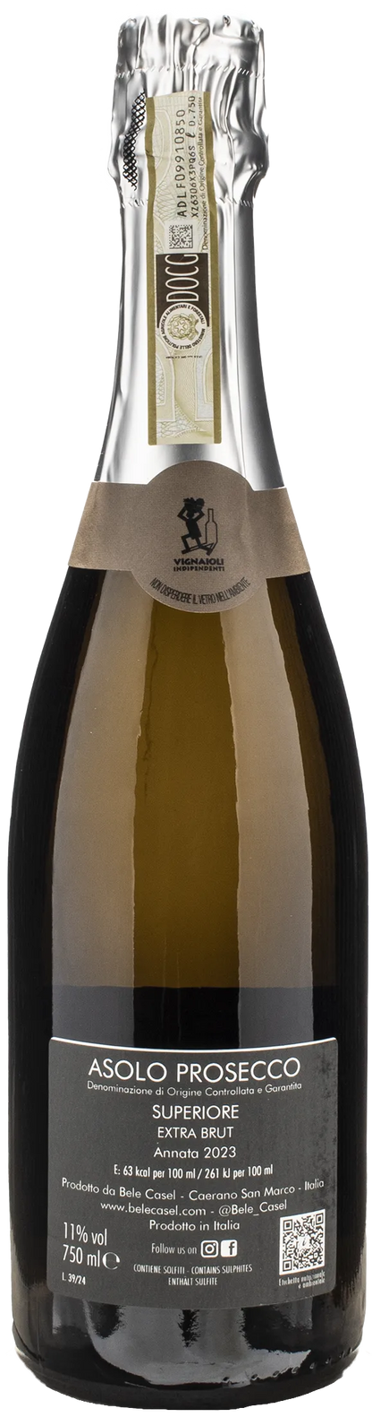 Bele Casel Asolo Prosecco Superiore Extra Brut 2023