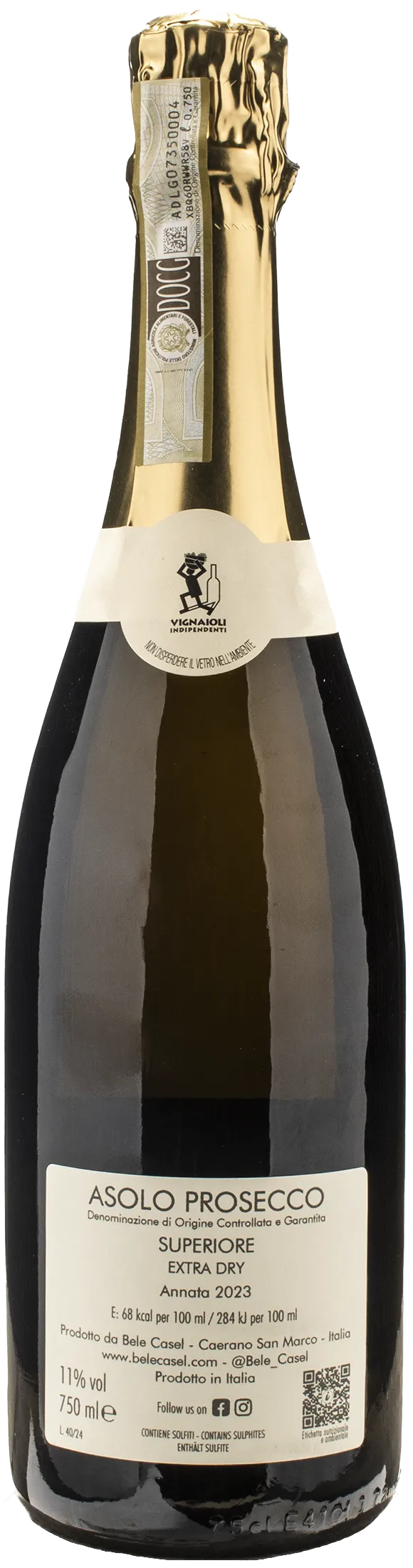 Bele Casel Asolo Prosecco Superiore Extra Dry