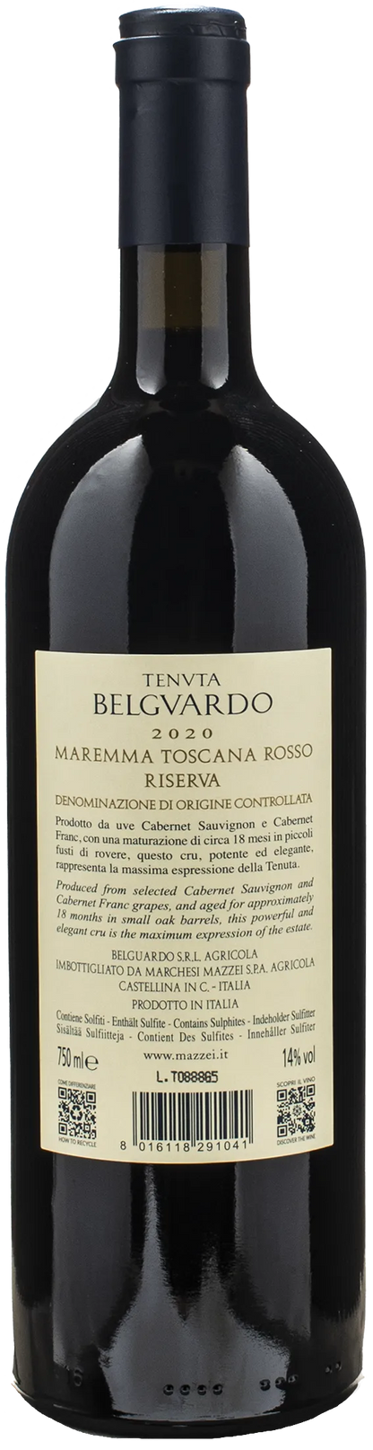 Belguardo Maremma Toscana Riserva 2020