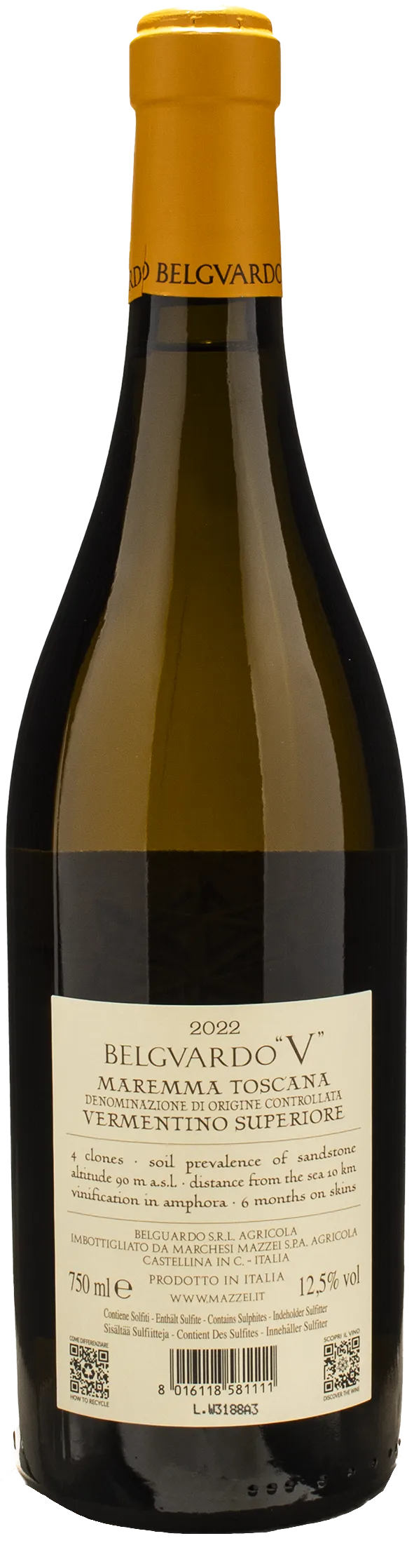 Belguardo Maremma Toscana Vermentino Superiore "V" 2022