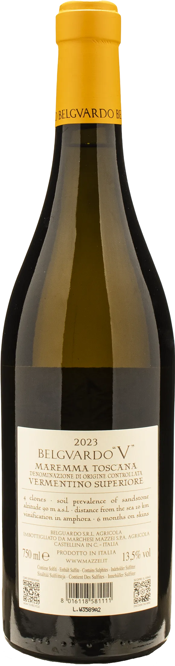 Belguardo Maremma Toscana Vermentino Superiore V 2023