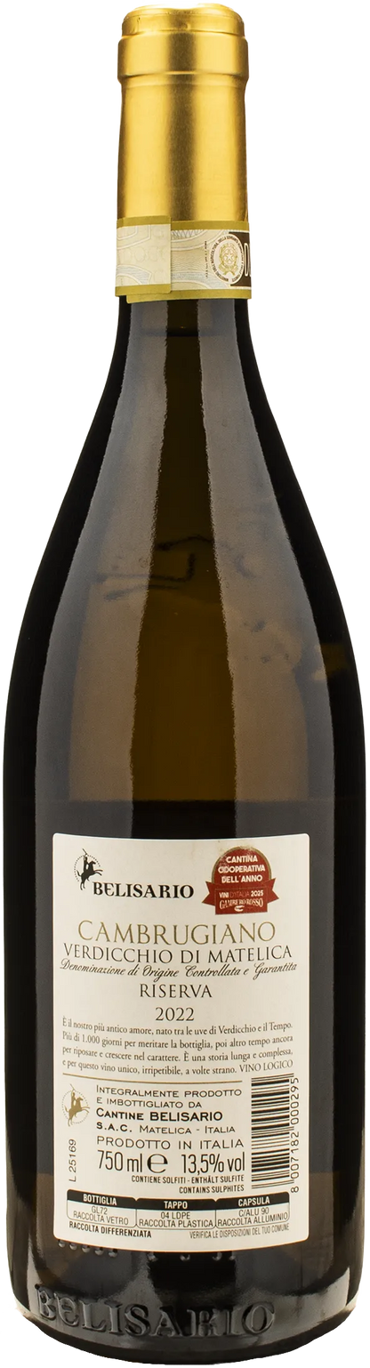 Belisario Verdicchio di Matelica Riserva Cambrugiano 2022