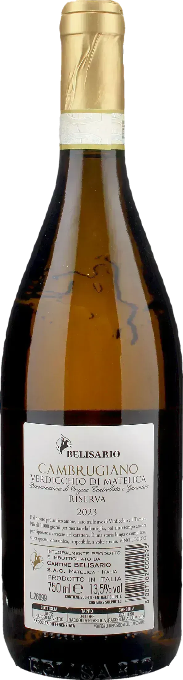 Belisario Verdicchio di Matelica Riserva Cambrugiano 2023