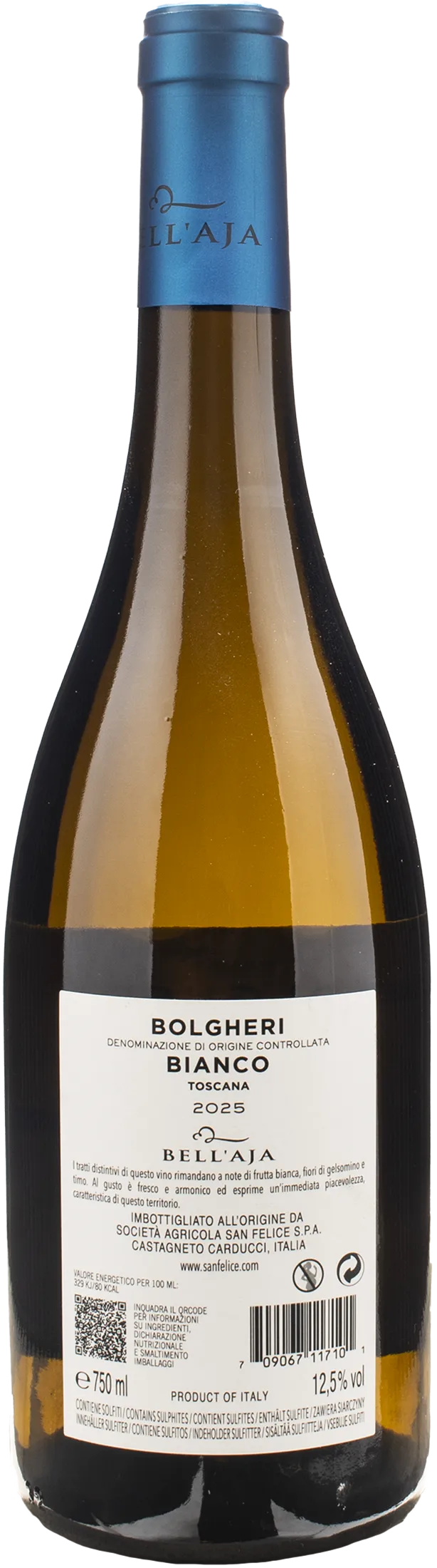 Bell'Aja Bolgheri Bianco 2025